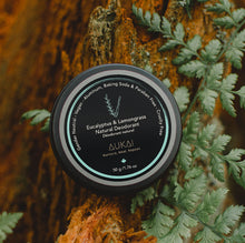 Load image into Gallery viewer, AUKAI EUCALYPTUS & LEMONGRASS NATURAL DEODORANT