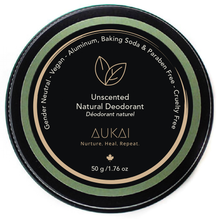 Load image into Gallery viewer, AUKAI UNSCENTED NATURAL DEODORANT