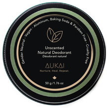 Load image into Gallery viewer, AUKAI UNSCENTED NATURAL DEODORANT

