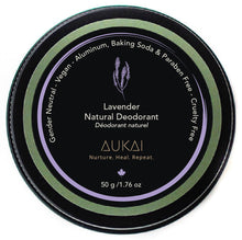 Load image into Gallery viewer, AUKAI LAVENDER NATURAL DEODORANT

